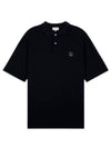 Bold Fox Head Patch Comfort Polo Shirt Black - MAISON KITSUNE - BALAAN 2