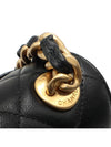 Black caviar gold chain small flap shoulder bag - CHANEL - BALAAN 8