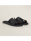 Izmir Calfskin Slippers Black - HERMES - BALAAN 3