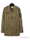 LOGO PATCH Military Jacket 560709 Y153W 2840 - SAINT LAURENT - BALAAN 1