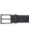 Intrecciato Belt Dark Brown - BOTTEGA VENETA - BALAAN 4