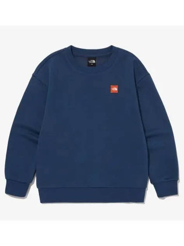 The North Face KIDS Mini Box Logo Sweatshirt NM5MQ52U MDN - THE NORTH FACE - BALAAN 1