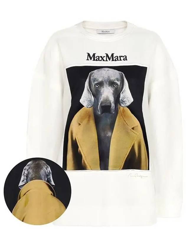 Ivory BACCO Sweatshirt 003 1209363 - MAX MARA - BALAAN 1