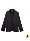 La Chemise Notte Open Charm Logo Shirt Black - JACQUEMUS - BALAAN 2