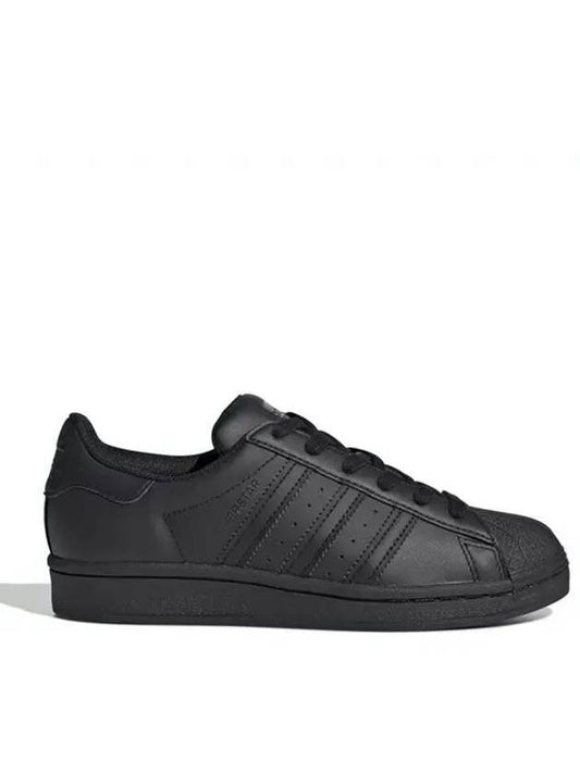 Superstar J Low-Top Sneakers All Black - ADIDAS - BALAAN 1