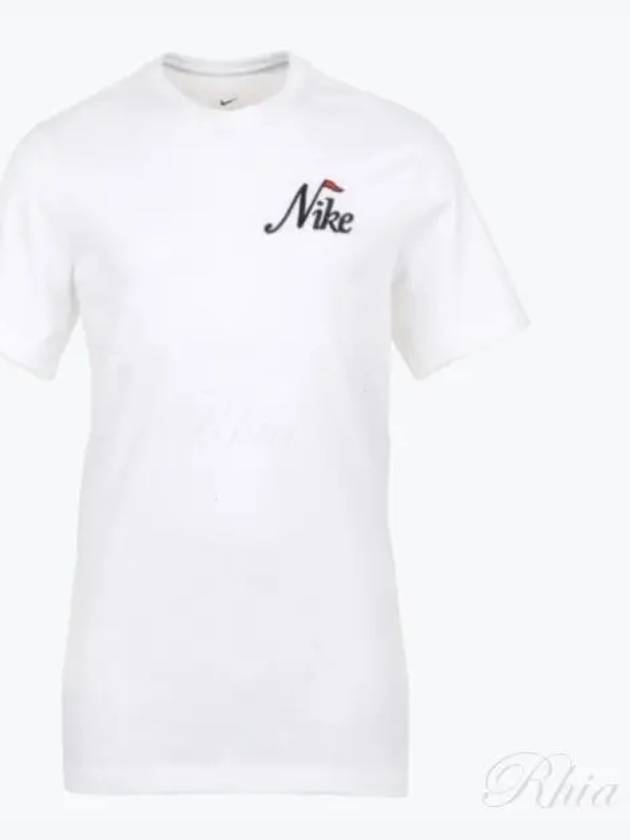 Men's Golf Short Sleeve T-Shirt White - NIKE - BALAAN 2