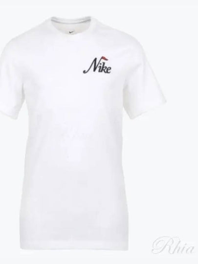 Men's Golf Short Sleeve T-Shirt White - NIKE - BALAAN 2