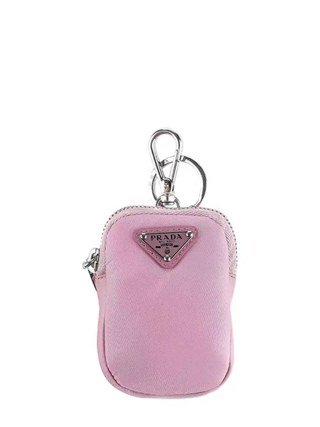 pouch key holder pink - PRADA - BALAAN.