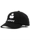 Tyrone Logo Ball Cap Black - ISABEL MARANT - BALAAN.