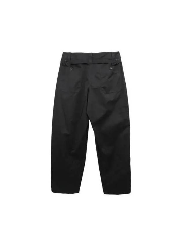 High Waist Straight Pants Black - LEMAIRE - BALAAN 3