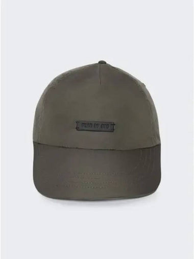 IDomestic ShippingI 24 FFG870031NYL Light Brown Logo Patch Cap kr 204964 - FEAR OF GOD - BALAAN 1