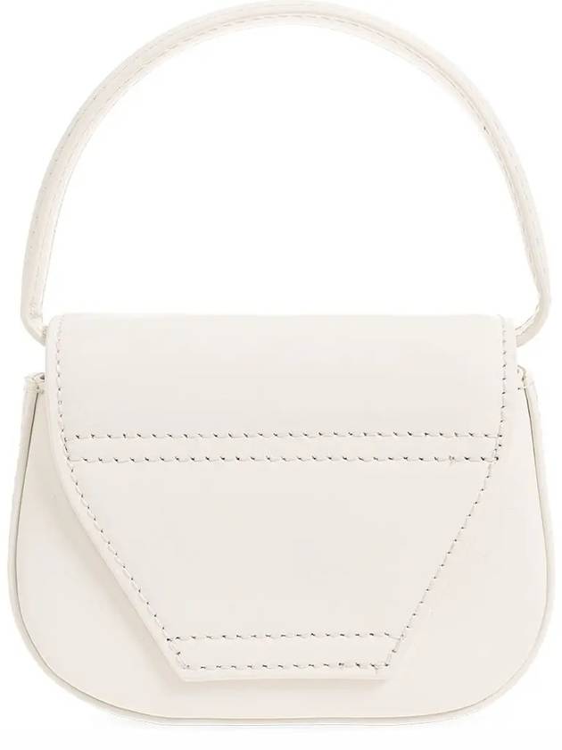 1DR Iconic Leather Mini Bag White - DIESEL - BALAAN 4