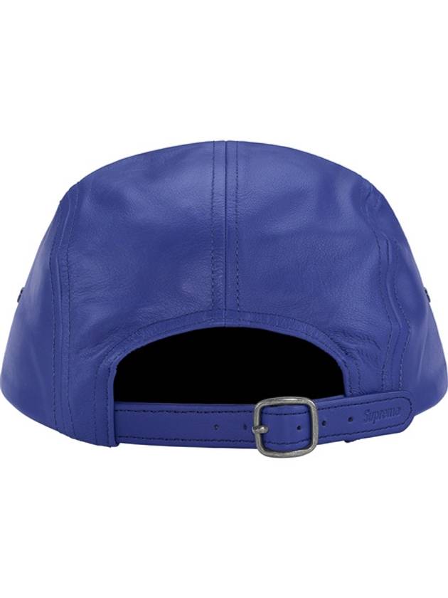 Leather Camp Cap Royal - SUPREME - BALAAN 2