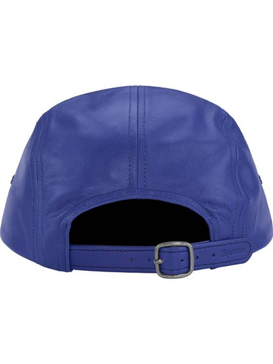 Leather Camp Cap Royal - SUPREME - BALAAN 2