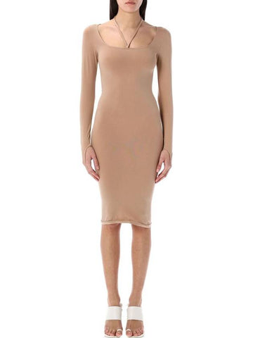 Andreādamo Sculpting Jersey Midi Dress - ANDREADAMO - BALAAN 1