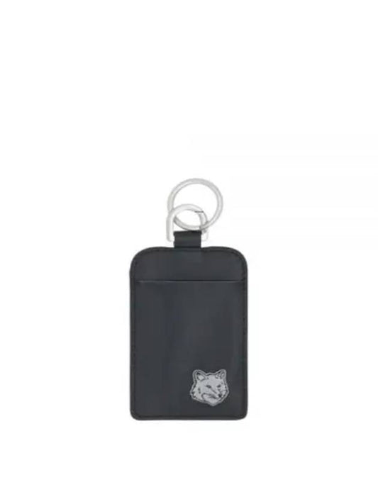 Men’s Fox Head Card Wallet Black - MAISON KITSUNE - BALAAN 2