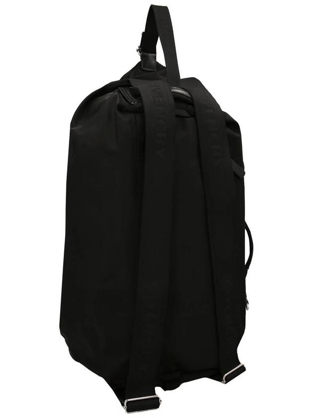 Logo Nylon Zippper Backpack - GIVENCHY - BALAAN 3