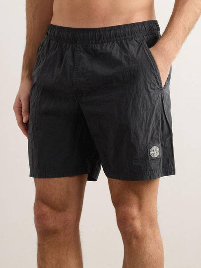 Stone Island Straight Mid-Length Logo Nylon Metal Swim Shorts 8015B0943 - STONE ISLAND - BALAAN 2