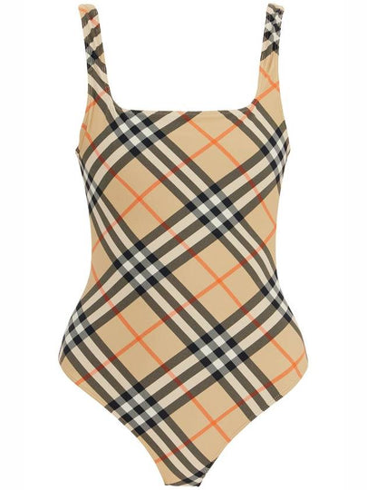 check pattern one-piece swimsuit 8089677 - BURBERRY - BALAAN 2