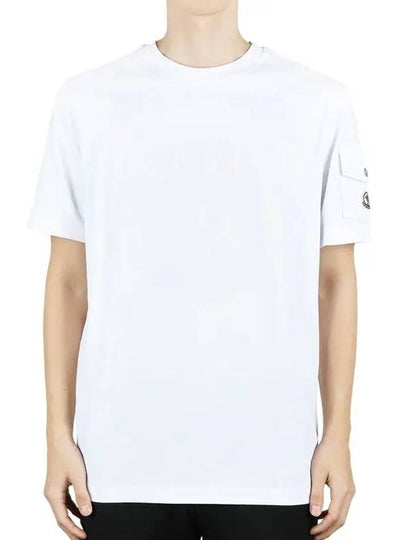 Logo Short Sleeve T-Shirt Optical White - MONCLER - BALAAN 2