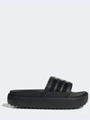 Adilette Platform Slide Slippers Black - ADIDAS - BALAAN 2