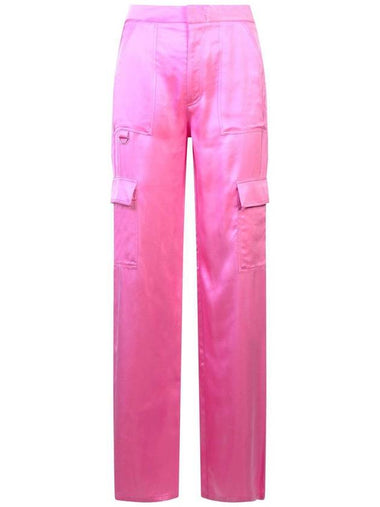 Chiara Ferragni Viscose Fuchsia Pants - CHIARA FERRAGNI - BALAAN 1