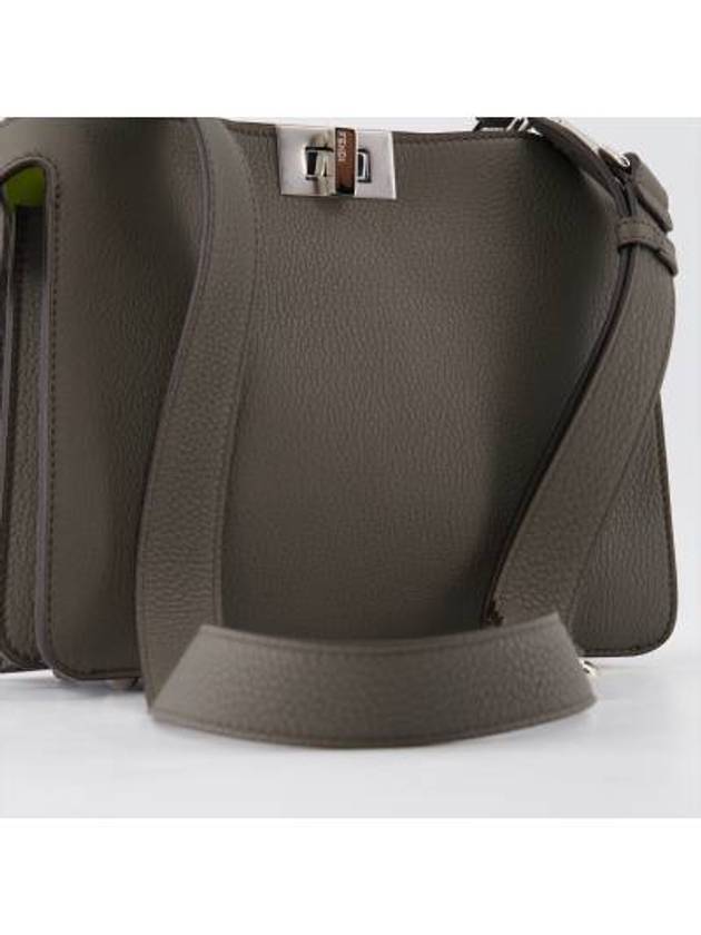 I See U Selleria Leather Strap Mini Tote Bag Grey - FENDI - BALAAN 3