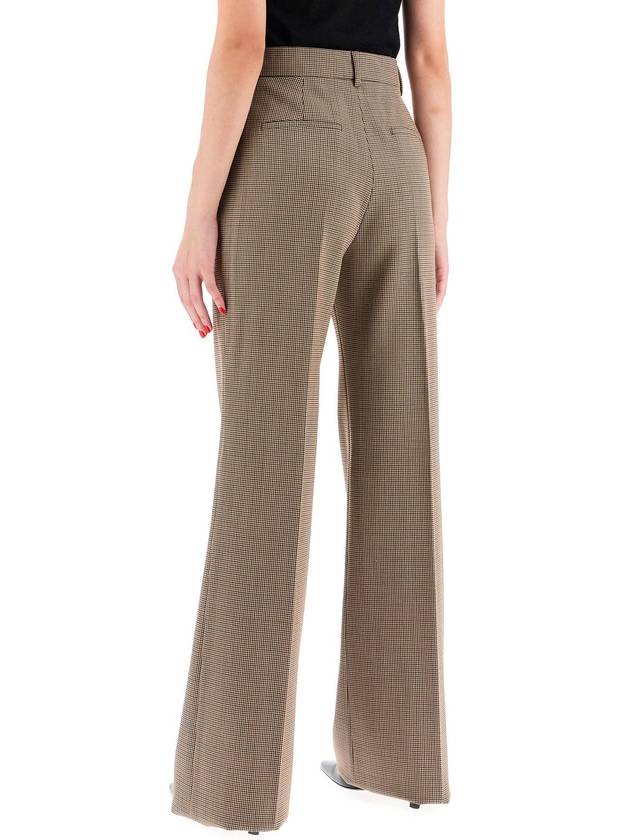 'teso' flared pants in pied de - MAX MARA SPORTMAX - BALAAN 3