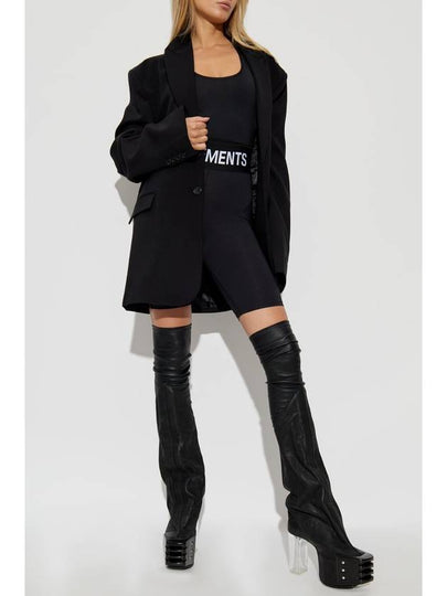 VETEMENTS Wool Blazer, Women's, Black - VETEMENTS - BALAAN 2