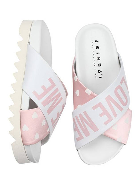 Joshua Sandals 10115HE PINK HEART light pink slippers - JOSHUA SANDERS - BALAAN 2