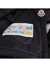 Kids Girls Charpal Long Padded Jacket Black 1C50210 54155 999 8A 10A - MONCLER - BALAAN 8