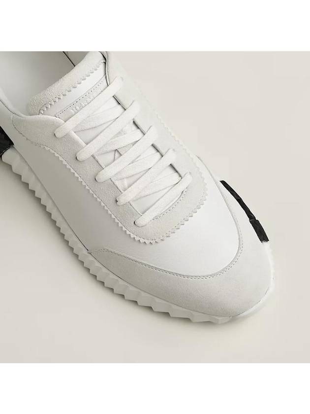 Bouncing Low Top Sneakers White - HERMES - BALAAN 5