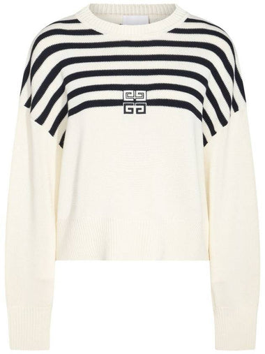 Givenchy Wool Blen Crew-Neck Sweater - GIVENCHY - BALAAN 1