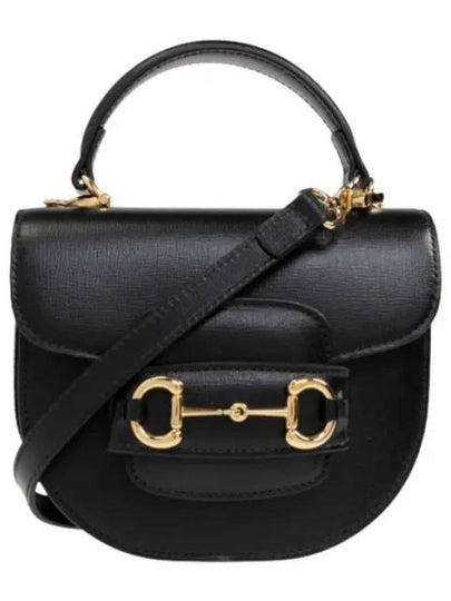 Horsebit 1955 Mini Top Handle Shoulder Bag Black - GUCCI - BALAAN 2