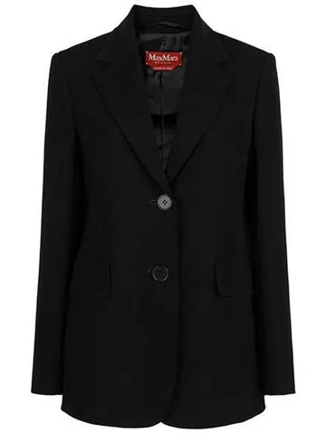 Black Linz Blazer Jacket 001 1209315 - MAX MARA - BALAAN 1