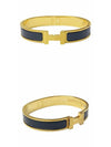 H703203F M01 HH Clickash Bracelet Gold Hardware Noir Matte Bracelet TEO - HERMES - BALAAN 4