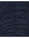Shirring Sleeveless Hoodie Navy - PHOS333 - BALAAN 5