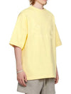 Fear of God Essentials Heavy Jersey T-Shirt Yellow Men - FEAR OF GOD ESSENTIALS - BALAAN 5