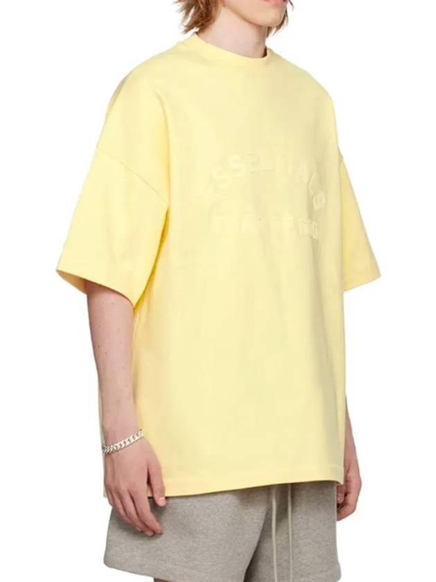 Fear of God Essentials Heavy Jersey T-Shirt Yellow Women - FEAR OF GOD ESSENTIALS - BALAAN 5