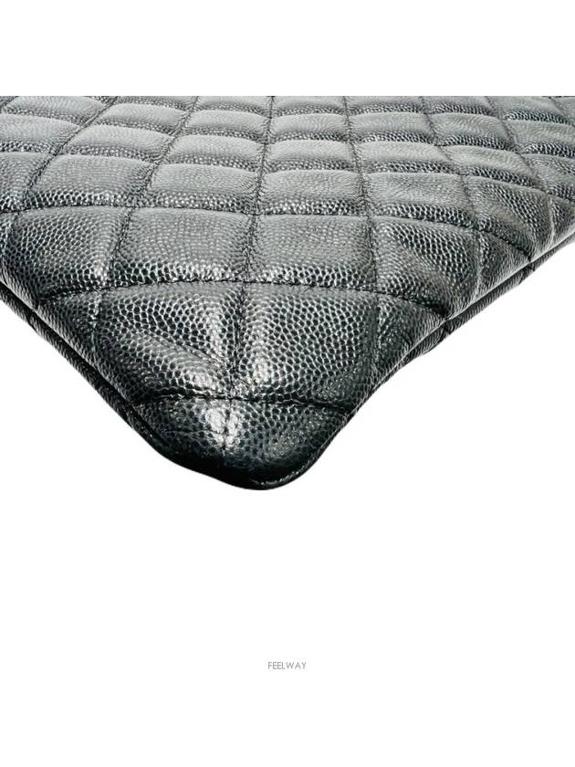 Caviar Classic Clutch Bag Large 24th - CHANEL - BALAAN 6