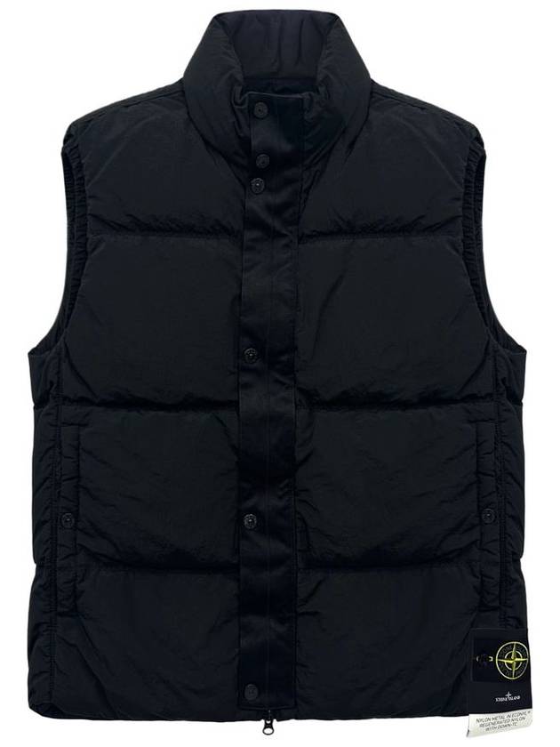 High Neck Padded Vest Black - STONE ISLAND - BALAAN 2