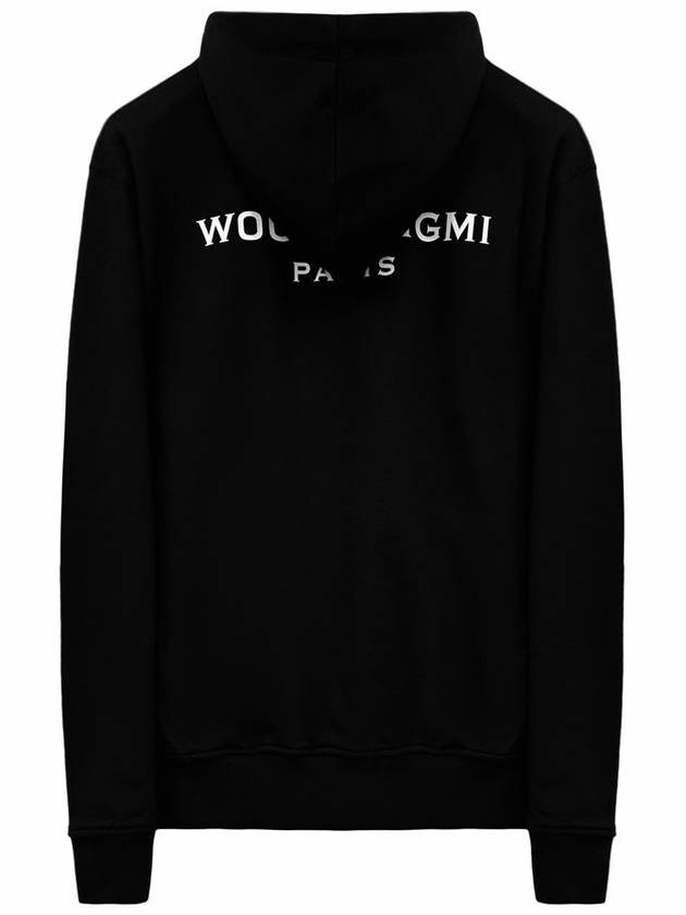 Back Logo Zip-Up Hoodie Black - WOOYOUNGMI - BALAAN 4