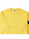 Wappen Patch Crew Neck Sweatshirt Yellow - STONE ISLAND - BALAAN 4