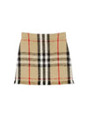 Vintage Check A-Line Skirt Beige - BURBERRY - BALAAN 3