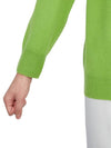 Golf wear men s neck polar knit MLM 2C AB02 LIME - MARK & LONA - BALAAN 11