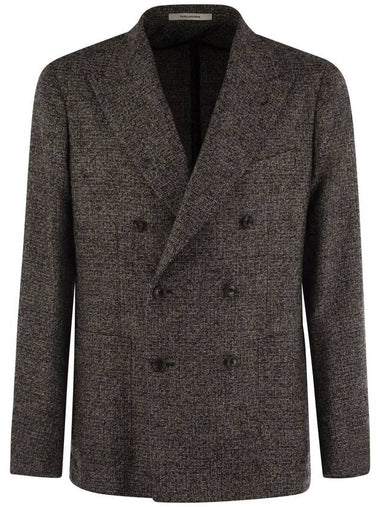 Double-breasted jacket in wool blend - TAGLIATORE - BALAAN 1