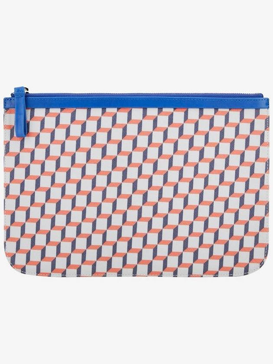 Public Cube Blue Orange Clutch Bag POUCH L MULTI - PIERRE HARDY - BALAAN 1