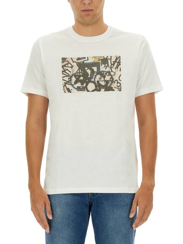 T-SHIRT WITH PRINT - PAUL SMITH - BALAAN 1