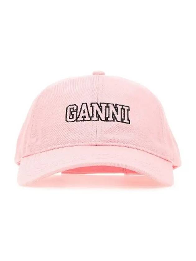 Embroid Logo Ball Cap Lilac - GANNI - BALAAN 2