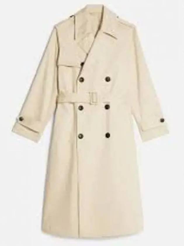 Belted Trench Coat Vanilla - AMI - BALAAN 2